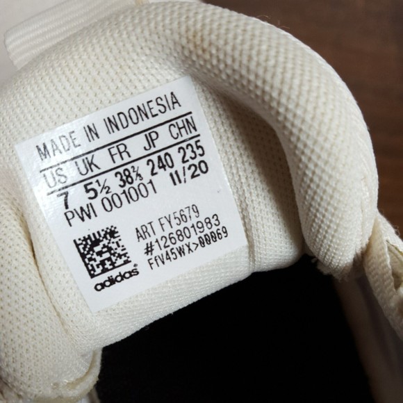 Adidas Womens QT Racer FY5679 Off White Running Shoes Sneakers Sz 7 EUC - Picture 10 of 10